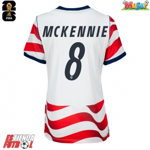 Estados Unidos Weston McKennie #8 Primera Equipación Mujer Mundial 2026 Manga Corta
